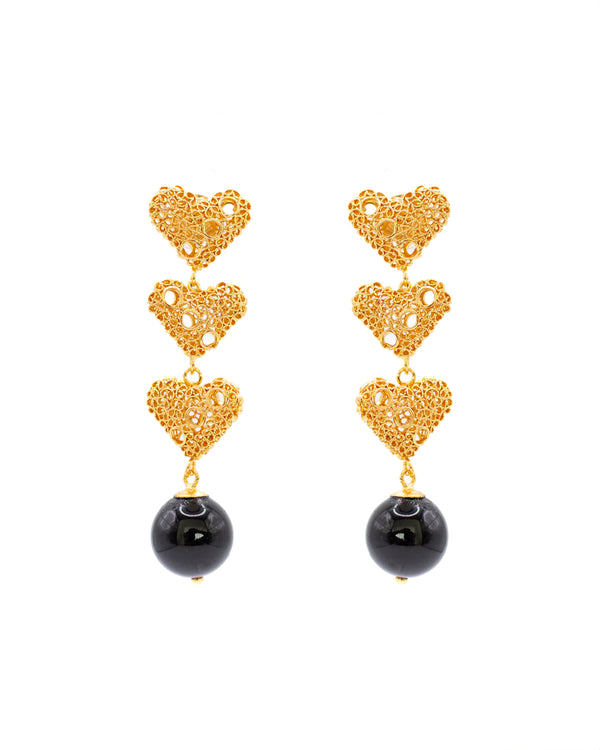 Sassy Earrings Onyx