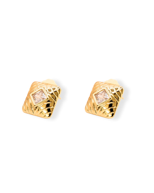 LUCIA STUDS WHITE